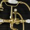 Kingston Brass AE555T7 7-Inch Wall Mount Tub Faucet with Hand Shower, Brushed Brass AE555T7 - alternate 2